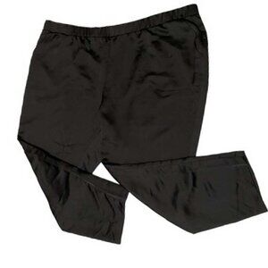 J Jason Wu Regular Woven Satin Tapered Ankle Pants 2X (2323)